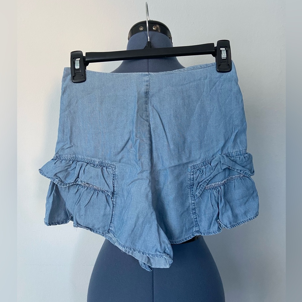 Flowy Denim Shorts